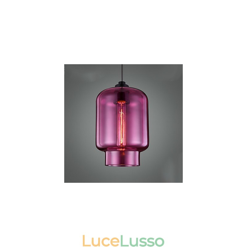 Lampadario Mini Stile Moderno Contemporaneo Vetro