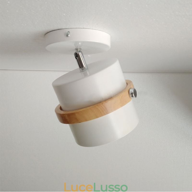 Faretto rotondo Macaron, luce da soffitto cromatica (luce singola)