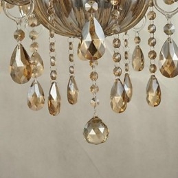 Lampadario moderno in cristallo contemporaneo