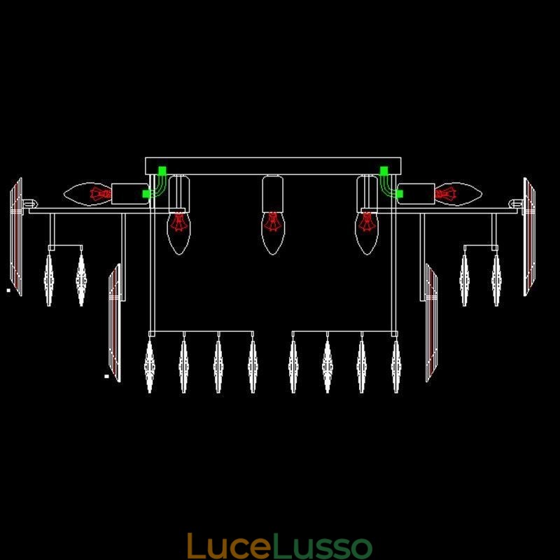 Lampada da soffitto rotonda moderna semplice da montare a filo in cristallo, lampada da pranzo
