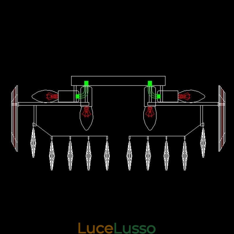 Lampada da soffitto in cristallo semplice e moderna, rotonda, montaggio a filo, luce decorativa