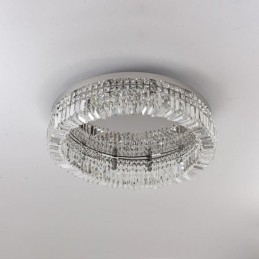 Moderna ed elegante plafoniera in cristallo a filo