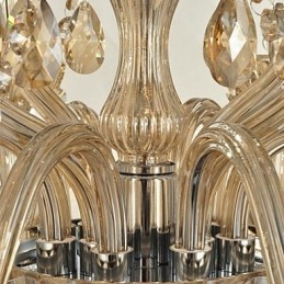 Lampadario moderno in cristallo contemporaneo