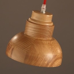 Lampadario Mini Stile Tradizionale Classico Legno Bambù