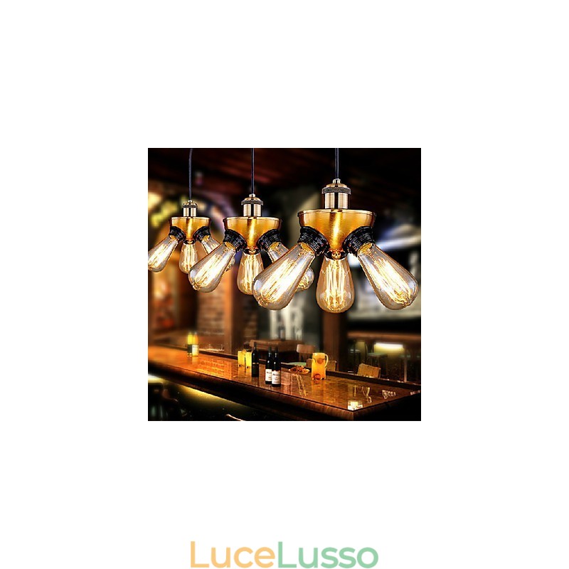 Lampadario Mini Stile Moderno Contemporaneo Metallo