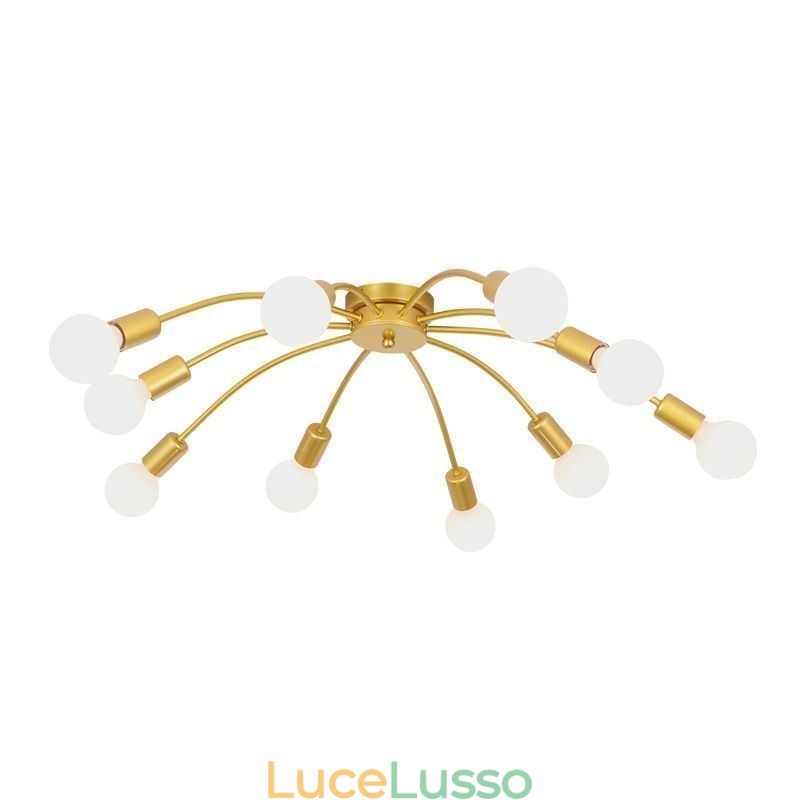 Lampada da soffitto Spider Lampada da pranzo classica antica da soffitto a filo 8 10 bracci