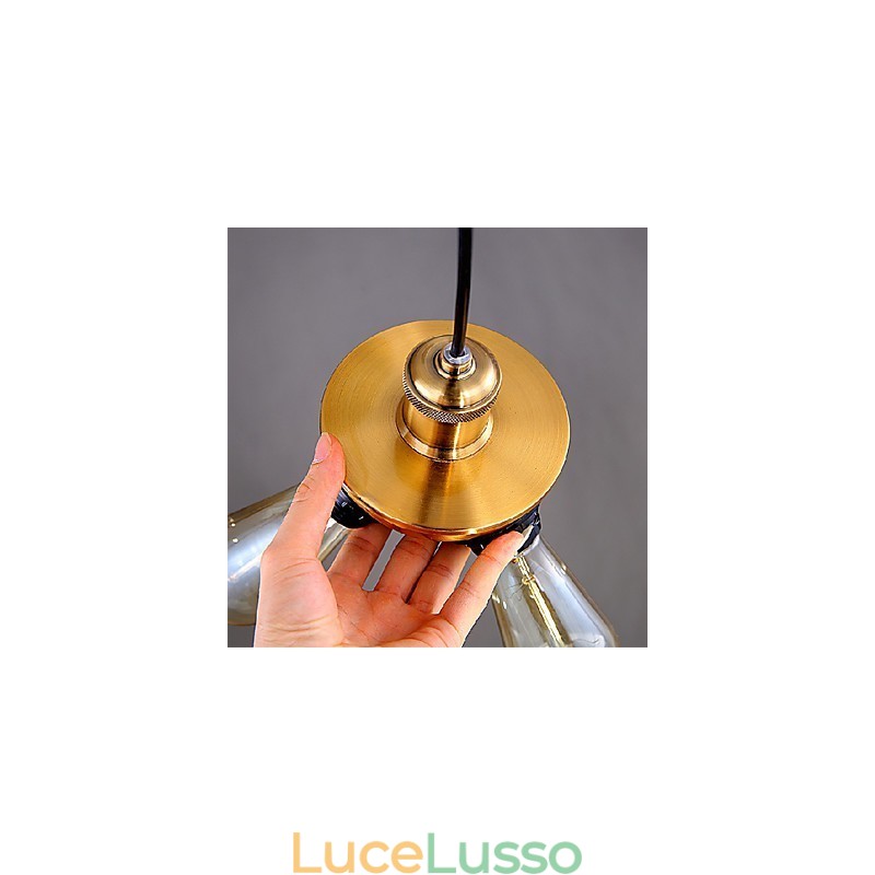 Lampadario Mini Stile Moderno Contemporaneo Metallo