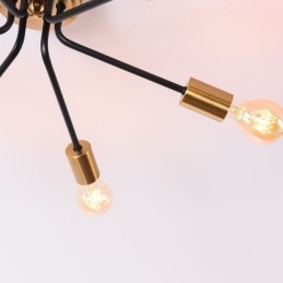 Lampadario Sputnik 6 luci semi-incasso da soffitto