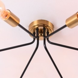 Lampadario Sputnik 6 luci semi-incasso da soffitto