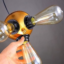 Lampadario Mini Stile Moderno Contemporaneo Metallo