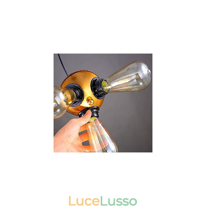Lampadario Mini Stile Moderno Contemporaneo Metallo