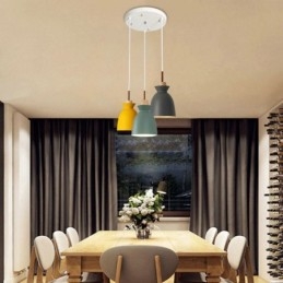 Lampada a sospensione Nordic Simple Macaron in ferro Arti Three Lights