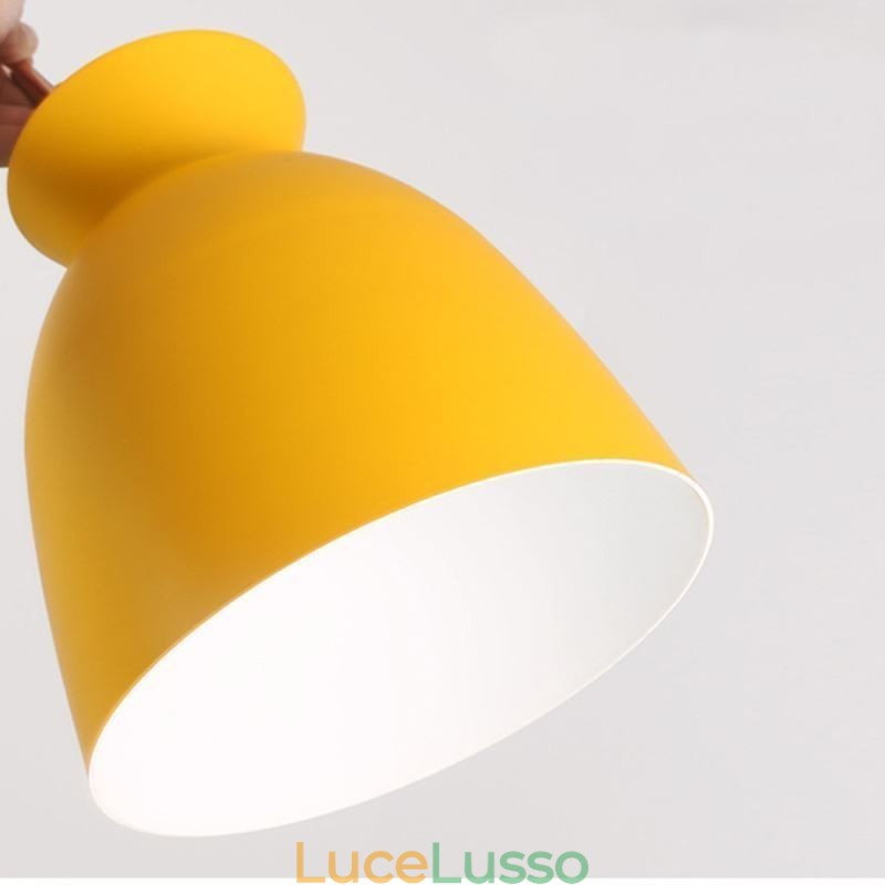 Lampada a sospensione Nordic Simple Macaron in ferro Arti Three Lights