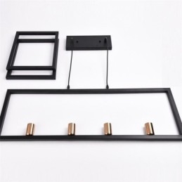 Lampada a sospensione a 4 luci in stile industriale Lightingway