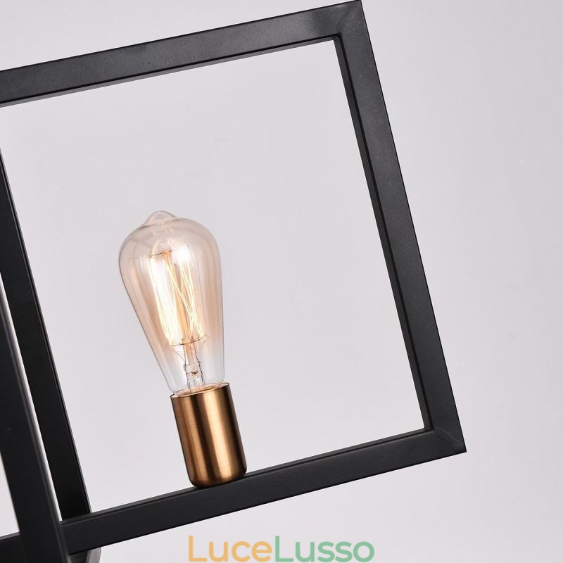 Lampada a sospensione a 4 luci in stile industriale Lightingway
