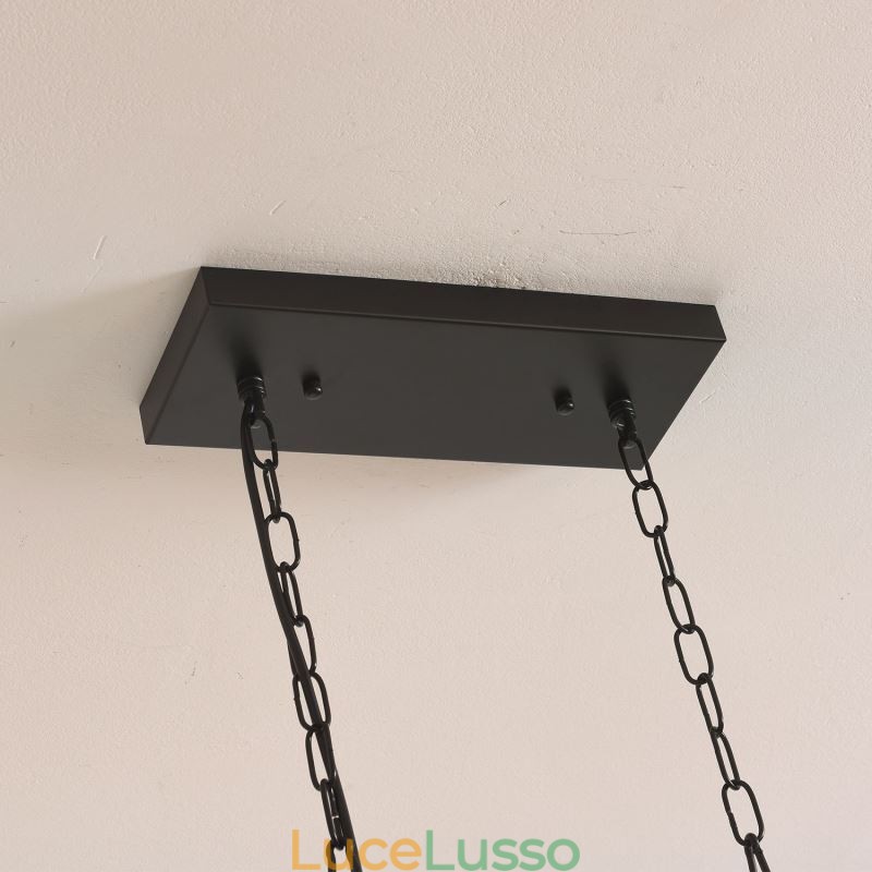 Lampada a sospensione per fattoria, luci a sospensione per isola, 6 luci