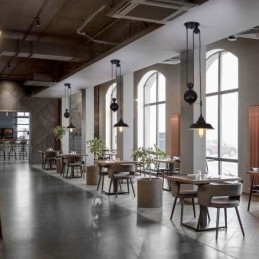Lampada a sospensione con puleggia per fattoria industriale, design retrattile, altezza regolabile