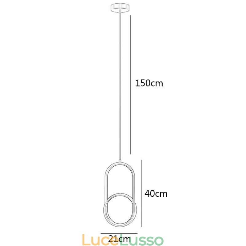 Lampada a sospensione moderna Lampada a sospensione creativa