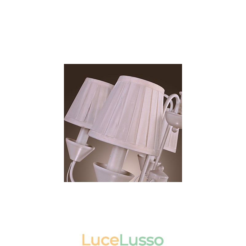 Lampadario rustico in bronzo