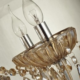 Lampadario moderno in cristallo contemporaneo