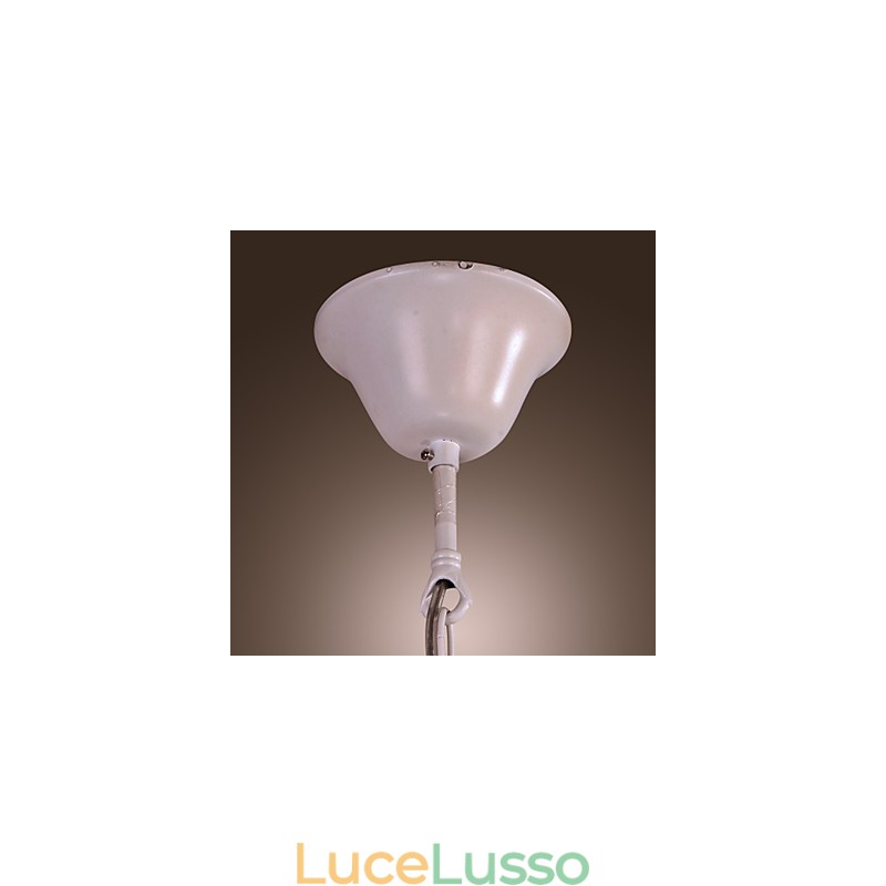 Lampadario rustico in bronzo