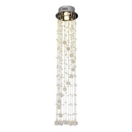 Lampadario di lusso di grandi dimensioni, moderno, in cristallo, da soffitto, a filo