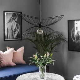 Lampadario moderno a forma di cappello, decorazione minimalista, luce pendente, 1 luce
