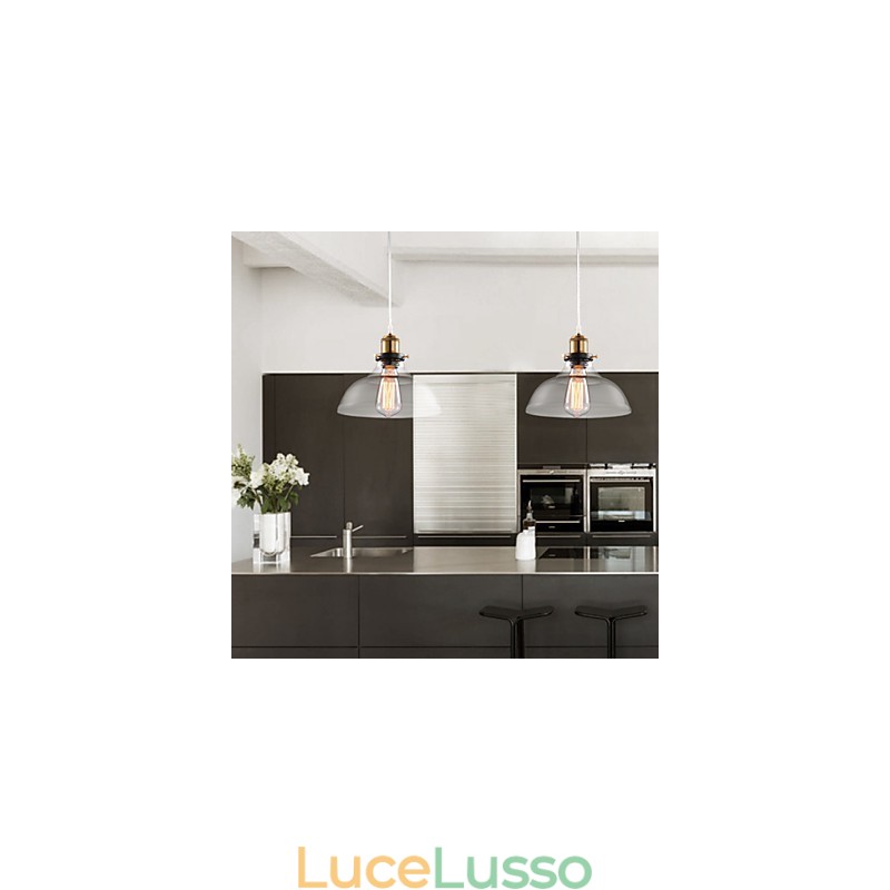 Lampadario in metallo in stile moderno e contemporaneo mini