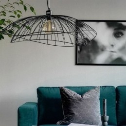 Lampadario moderno a forma di cappello, decorazione minimalista, luce pendente, 1 luce