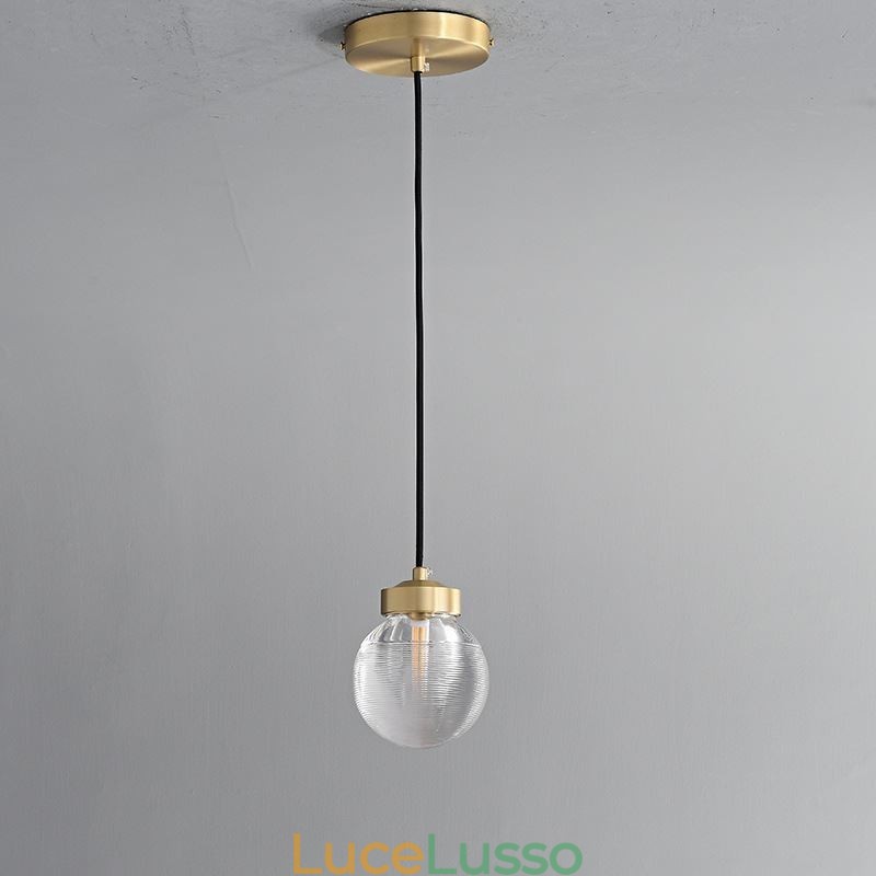 Lampada a sospensione a grappolo americano, lampada da soffitto a sfera in vetro di lusso