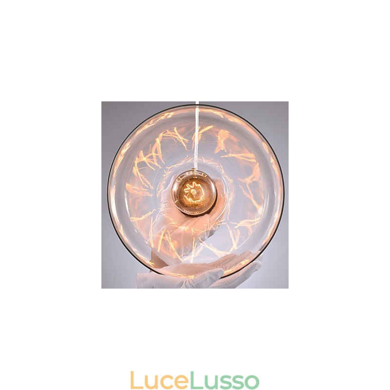 Lampadario in metallo in stile moderno e contemporaneo mini