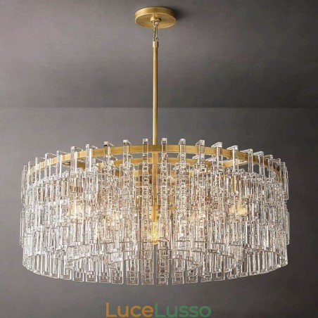 Lampada da soffitto americana Lampada a sospensione di lusso in cristallo 60cm Lampada da soffitto americana Lampada a sospensione di lusso in cristallo 60cm