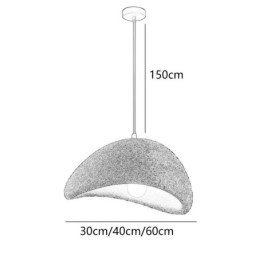 Lampada a sospensione in resina Lampada da soffitto semplice