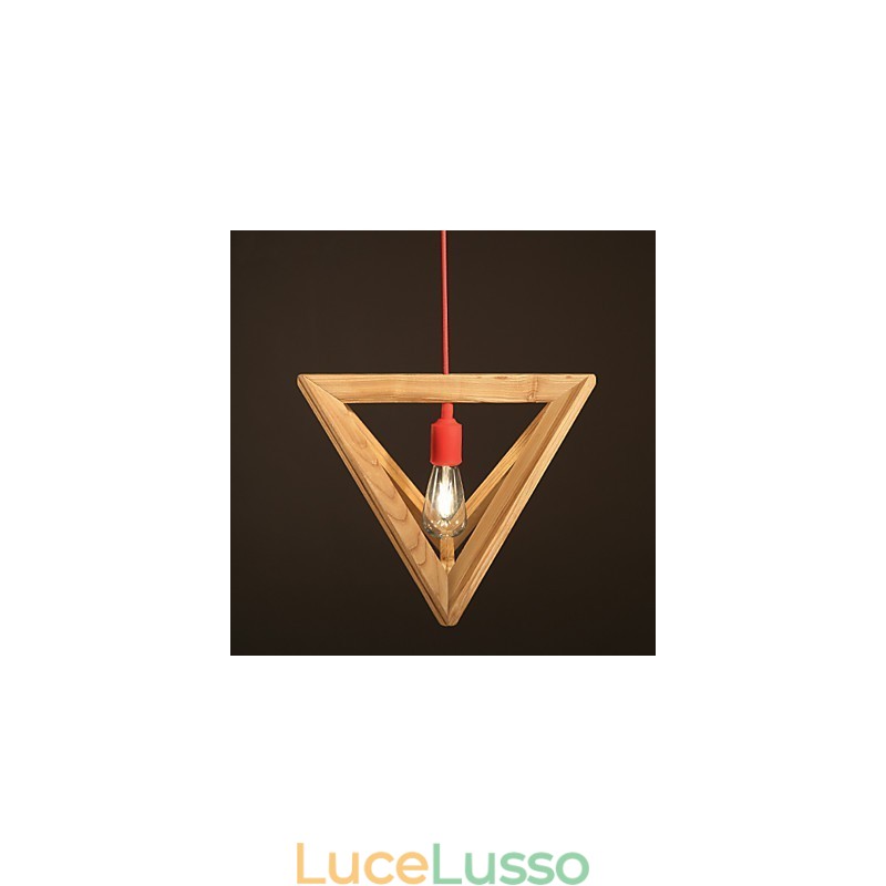 Lampadario in legno nordico, abbigliamento da caffè, lampadario decorativo retrò in rovere creativo