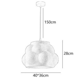 Lampada a sospensione in resina Lampada a sospensione moderna