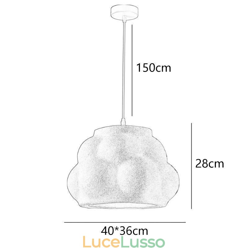 Lampada a sospensione in resina Lampada a sospensione moderna