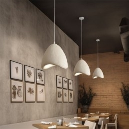 Decorazione da soffitto in resina, luce sospesa