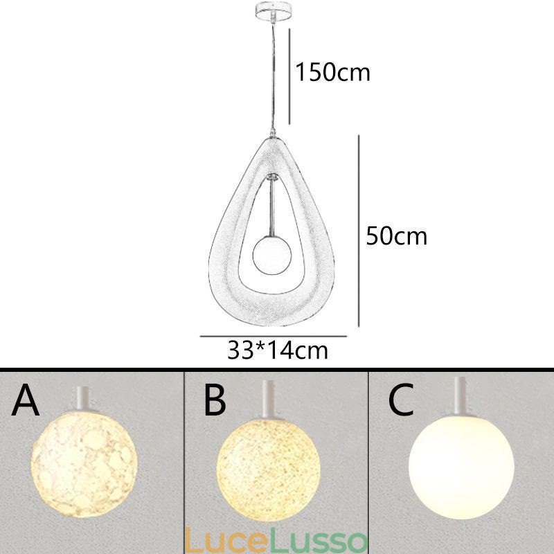 Lampada da soffitto in resina Lampada a sospensione
