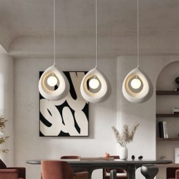 Lampada a sospensione in resina Lampada da soffitto moderna e semplice