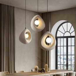 Lampada a sospensione in resina Lampada da soffitto moderna e semplice