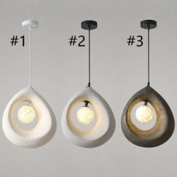 Lampada a sospensione in resina Lampada da soffitto moderna e semplice