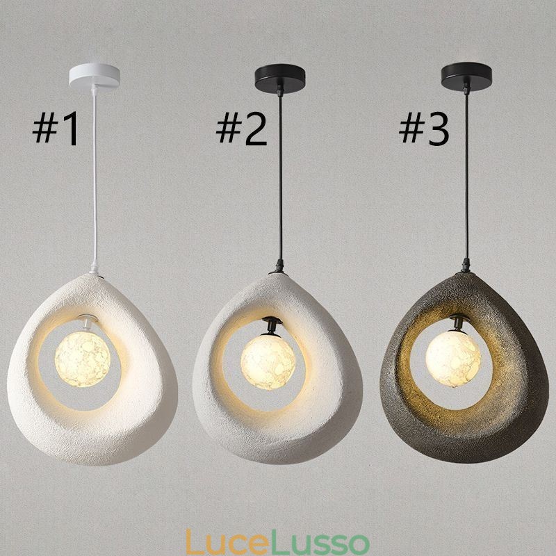 Lampada a sospensione in resina Lampada da soffitto moderna e semplice