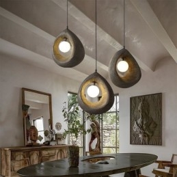 Lampada a sospensione in resina Lampada da soffitto moderna e semplice