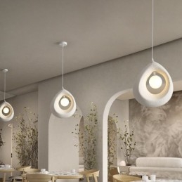 Lampada a sospensione in resina Lampada da soffitto moderna e semplice