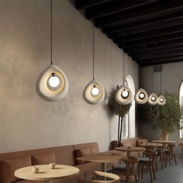 Lampada a sospensione in resina Lampada da soffitto moderna e semplice