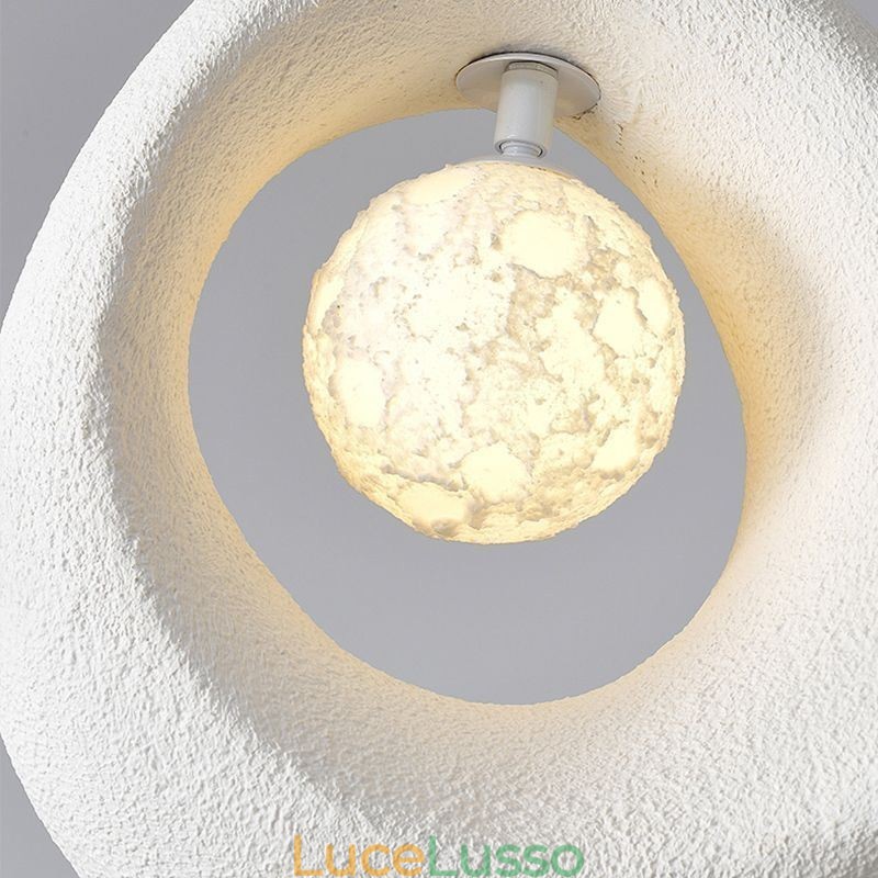 Lampada a sospensione in resina Lampada da soffitto moderna e semplice