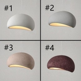 Lampada a sospensione in resina Lampada a sospensione minimalista