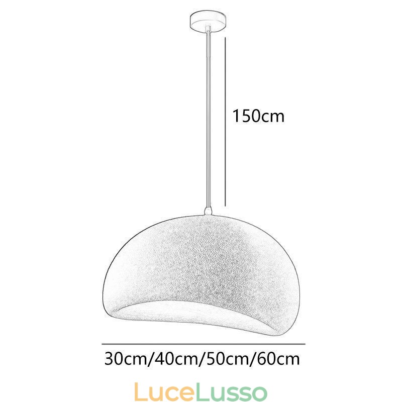 Lampada a sospensione in resina Lampada a sospensione minimalista