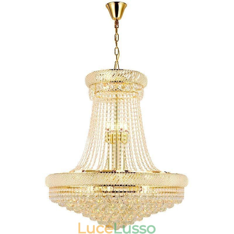Lampada a sospensione in cristallo Lampada da soffitto decorativa moderna duplex
