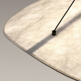 Lampada da soffitto Decorazione in seta Lampada a sospensione Bianco caldo